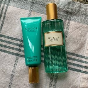 ✨GUCCI MEMOIRE PERFUME AND LOTION SET✨ FREE SHIPPING